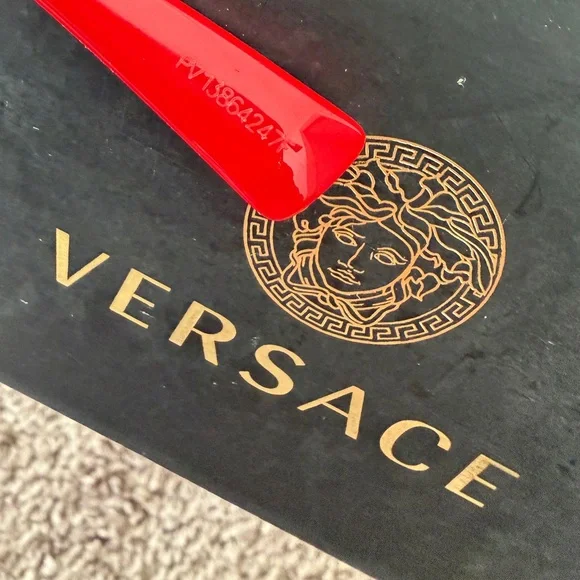 Versace Sunglasses VE 4401 Pilot Medusa Stud Red/Gold Medusa Medallion Luxury - Picture 7 of 14